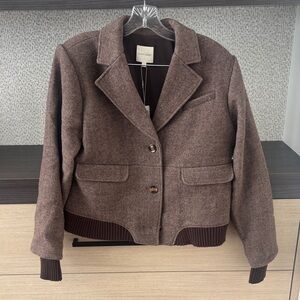 Favorite Daughter Brown Wool Women's Jacket